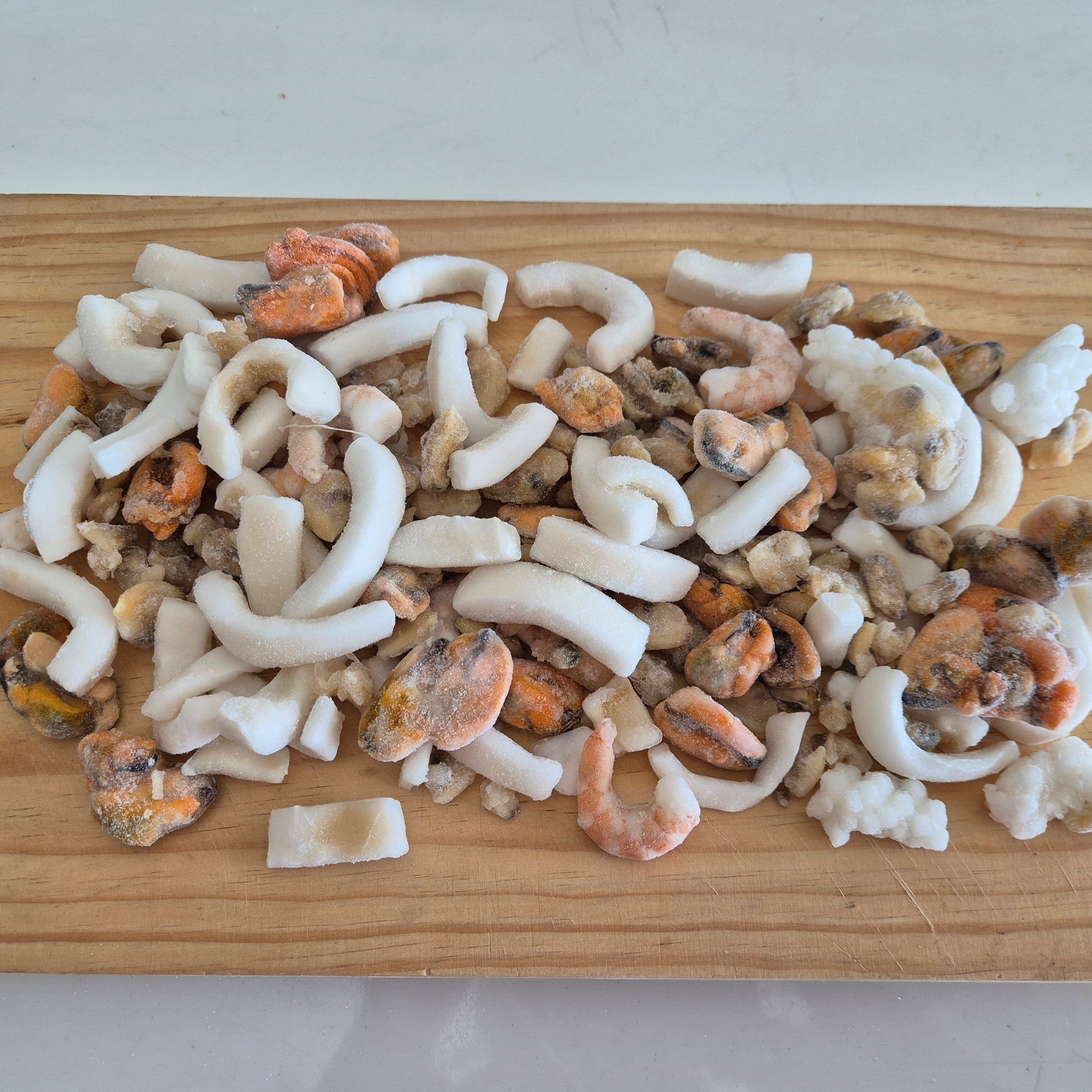 손질 냉동 해물모듬 600gx4팩 업소용 해물믹스 짬뽕 파전 캠핑 간편 새우살 홍합살 오징어