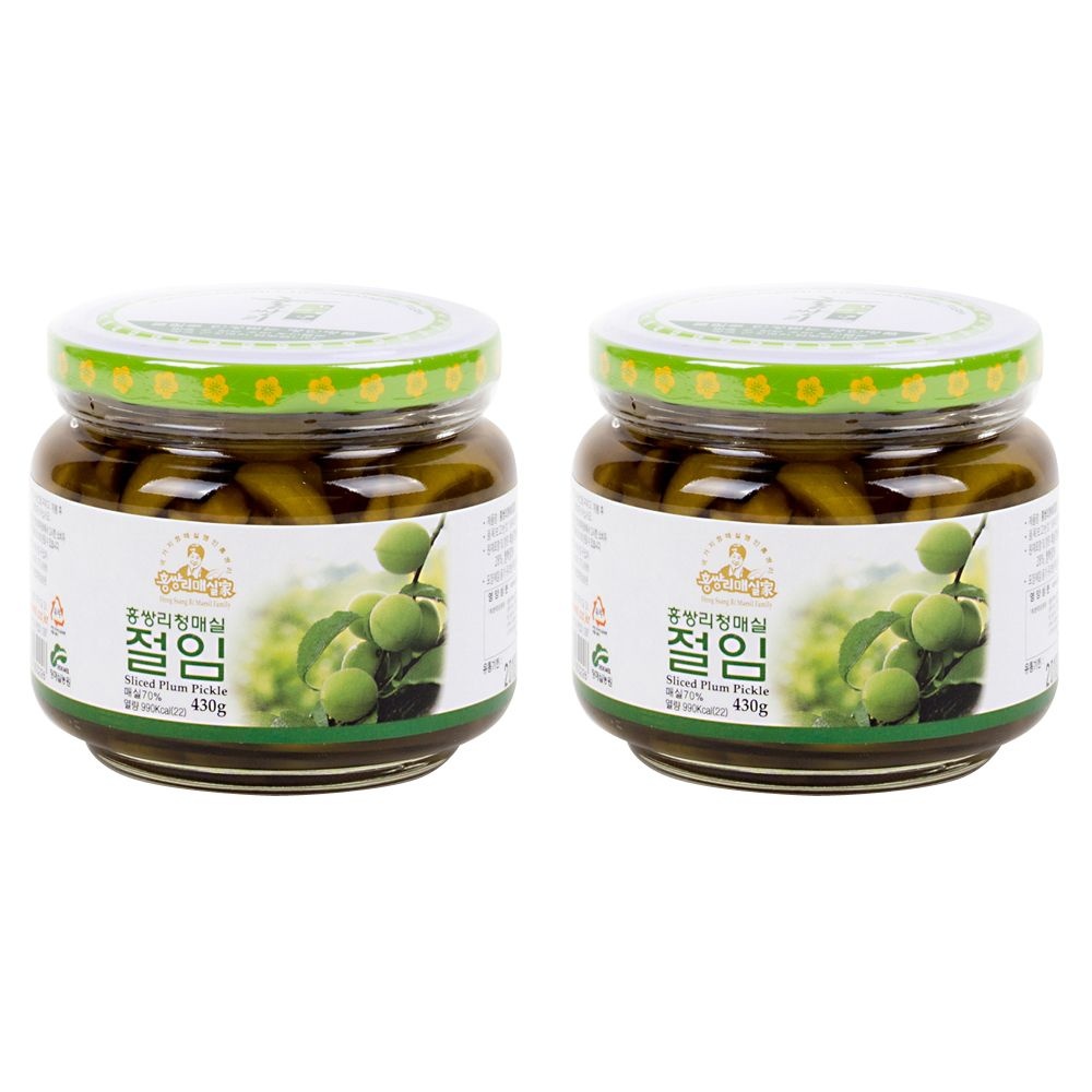 홍쌍리 청매실농원 매실절임 430g x 2개세트 / 매실장아찌