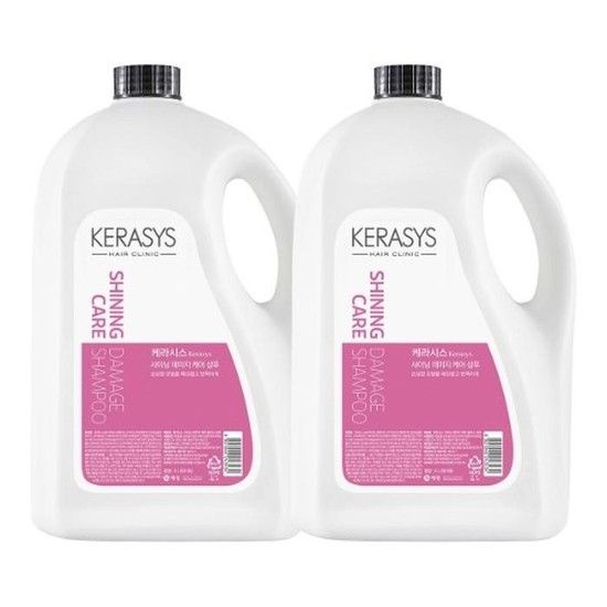 케라시스 샤이닝 데미지 케어 샴푸 4L X 2개 대용량 향기로운 윤기있는 머릿결 헤어케어