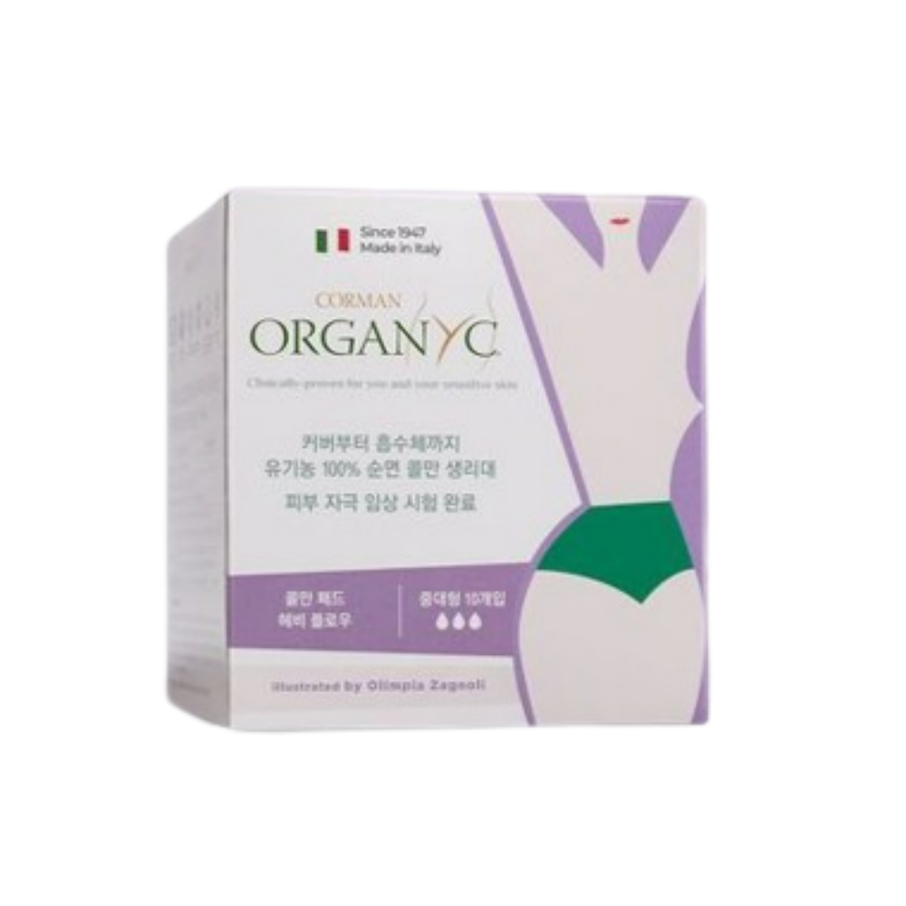 콜만 생리대 중대형 10개입