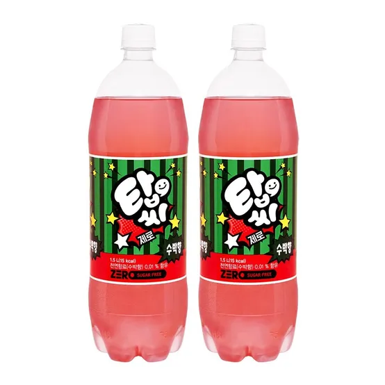일화 탑씨 수박향 제로 1.5L*12pet
