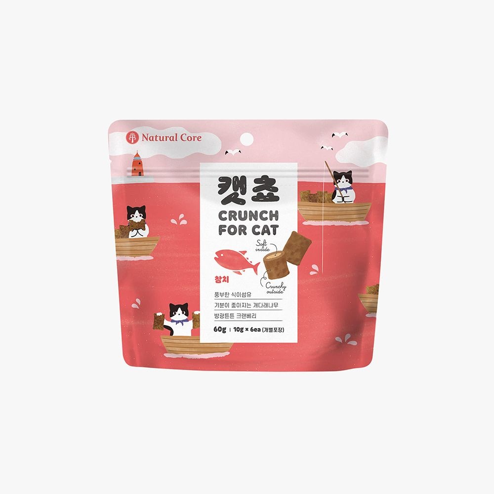 네츄럴코어 캣쵸 60g 참치 고양이간식