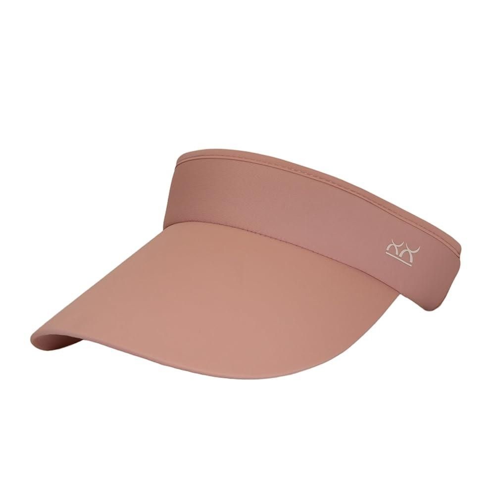 [해외] Shamofeng 여성용 남성용 바이저 조절 가능한 빈 선탑 모자 운동 사이클링 러닝 테니스 야구 골프용, 핑크, 단일 사