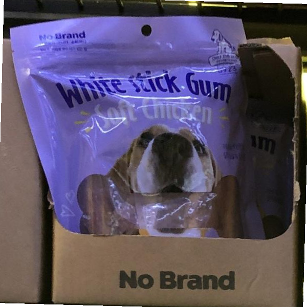 반려견용 노브랜드 화이트스틱껌 소프트치킨 애견 사료 300g