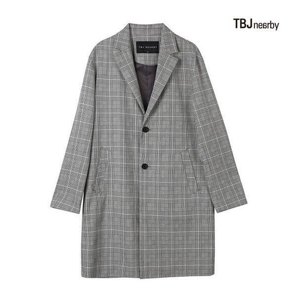 남성 싱글 롱 코트(T191JP410P)975911