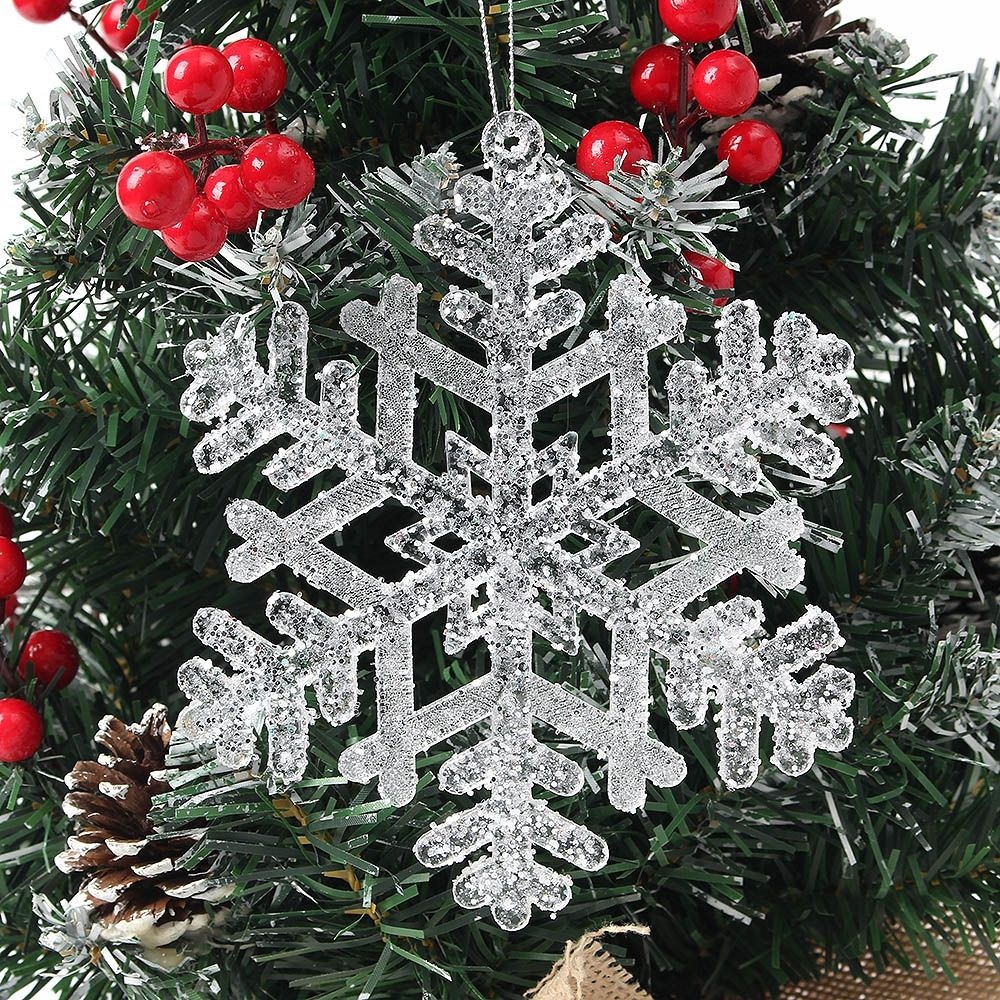 [(주)트리](XTF137750)럭셔리 트리 오너먼트 5p(눈결정C)