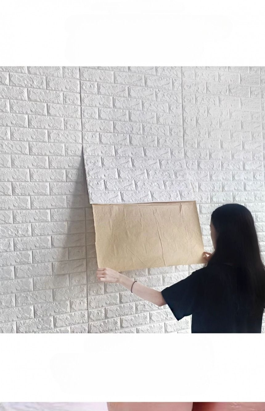 버블 벽스티로폼 셀프 벽지 셀프 배경벽지 빔프로젝터벽지 가정용 가후 벽지 스티커, image size:860x1332