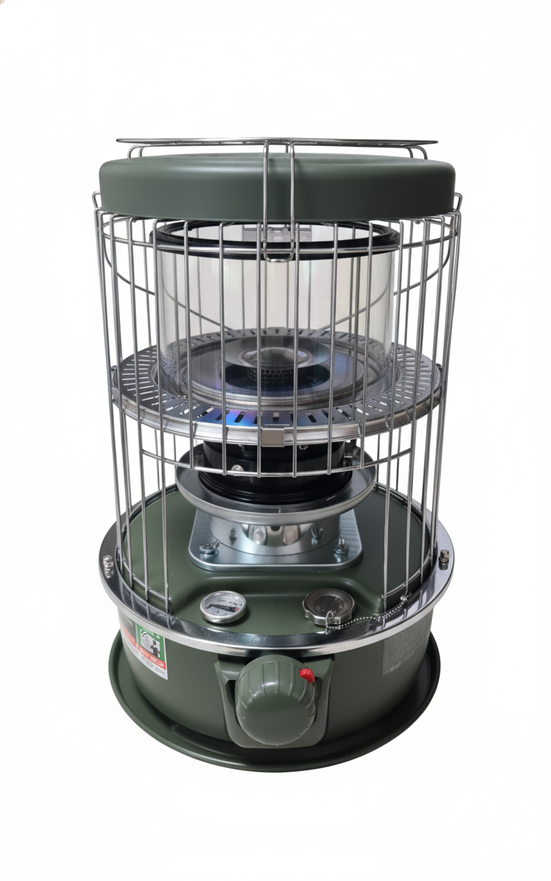 파세코 불멍난로 CAMP-10 SUNSET + 전용 보관 가방 알파인그린