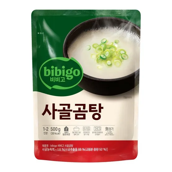 [CJ공식] 비비고 사골곰탕 500gX18개