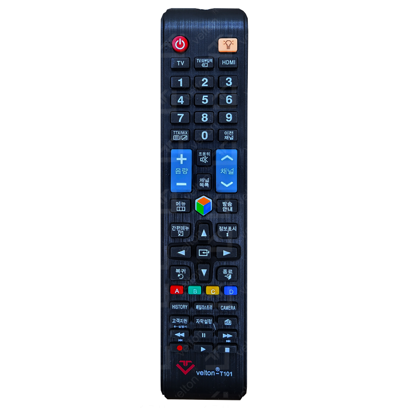 Velton-T101 삼성 TV리모컨 고급형 삼성 TV 전제품 호환가능 무설정 통합리모콘