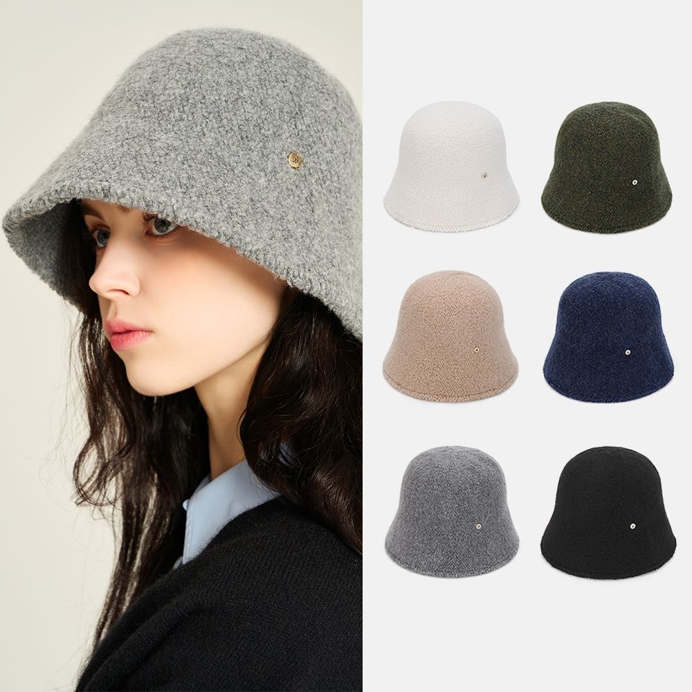 [롯데백화점] 화이트샌즈 [여성]뽀송 울 니트 버킷햇 달스턴 (6 colors)