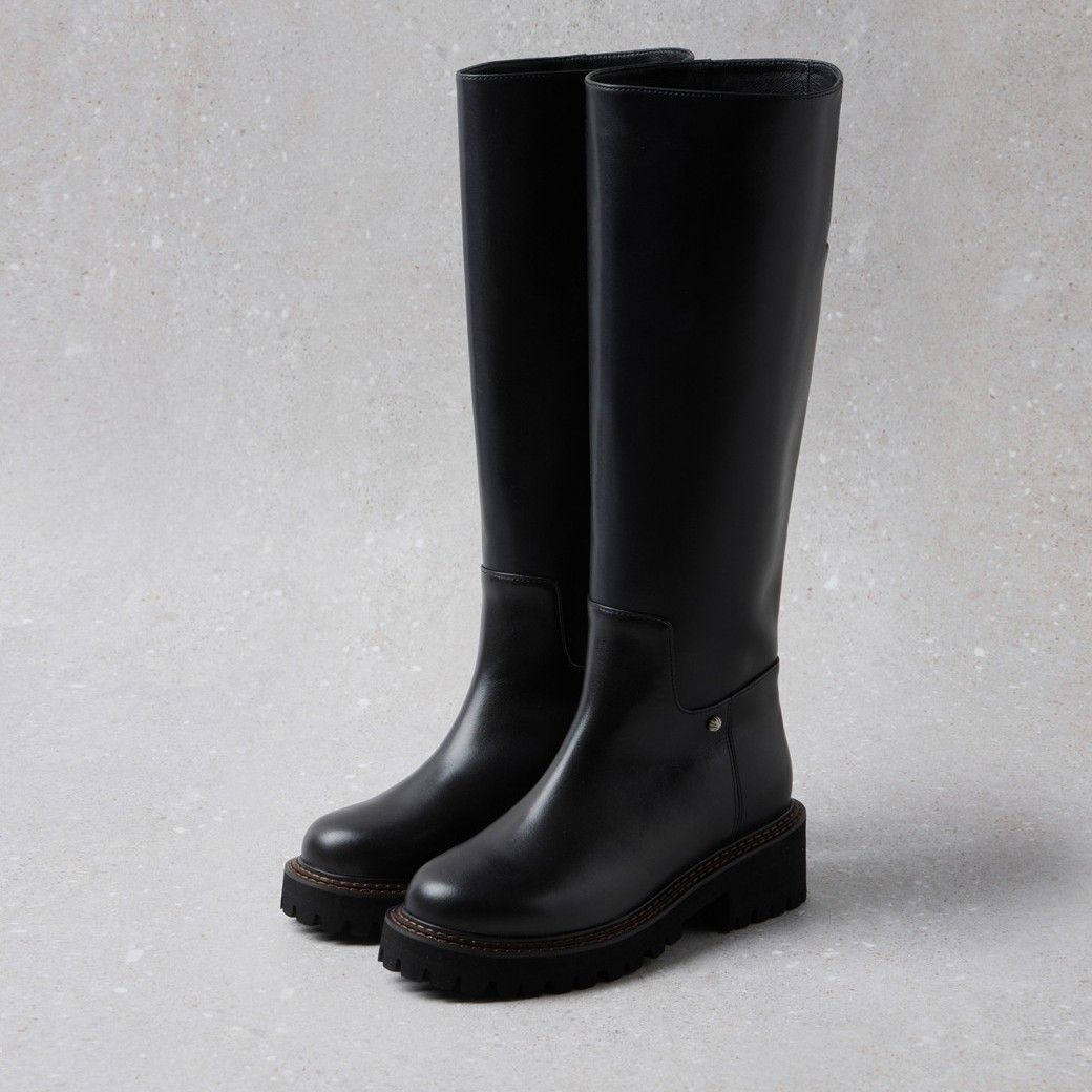 [롯데백화점] 슈콤마보니 Fev_Young muze long boots(black) DE3BW25513BLK LE1220274391