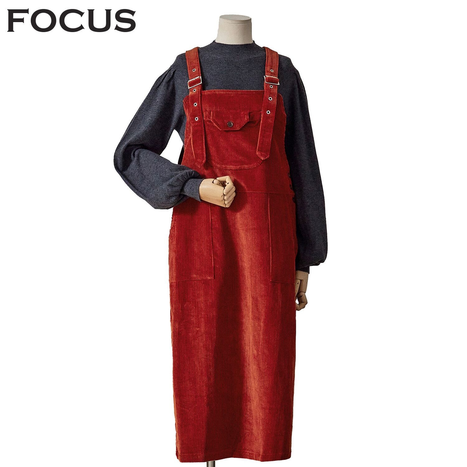 포커스 [모다아울렛][포커스]포비 골덴멜빵원피스_FW4J3OP3091 양산점