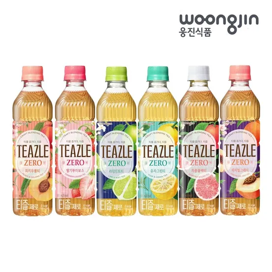 티즐 제로칼로리 6종 혼합 기획팩 500ml x 24페트(6종 각 4페트) / 500ml x 20페트(6종 중 택1)
