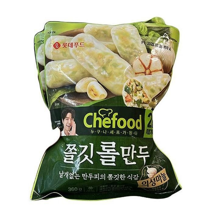 롯데푸드 쉐푸드 쫄깃롤만두 360g x 2 x 1개 d26839