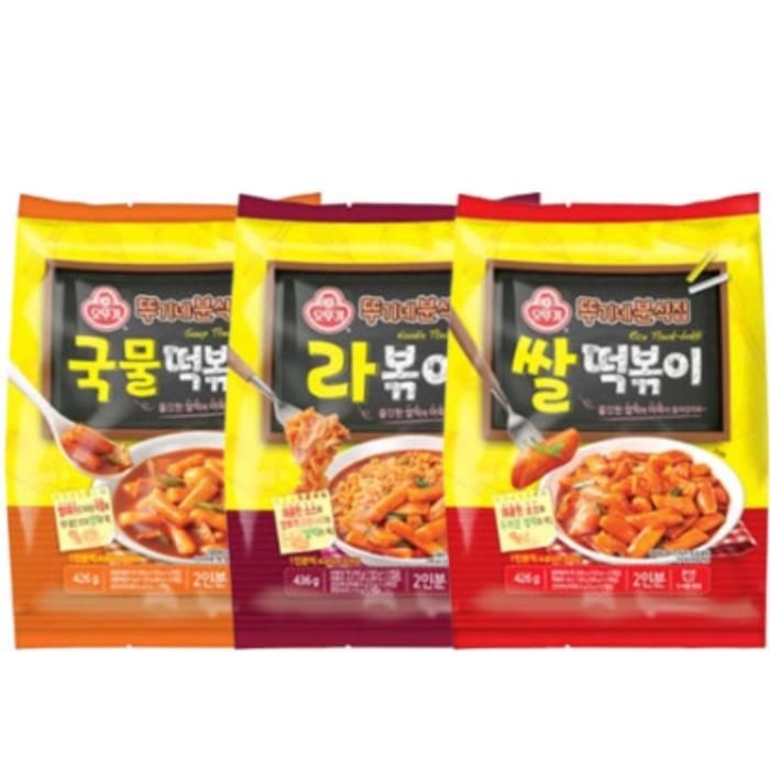 오뚜기 오뚜기 뚜기네분식집 국물떡볶이 + 라볶이 + 쌀떡볶이