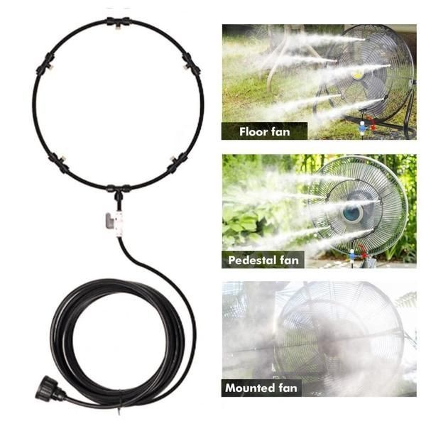 범용 실외 스프레이 사용을 실내 방지 노즐 워터 솔루션 누출 위한 미스트 플레이 미스터 안개 플러그 부착