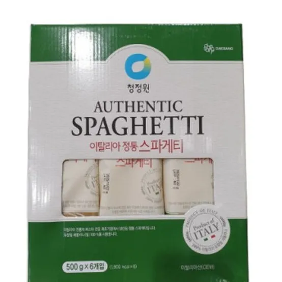 청정원 이탈리아 스파게티면 500g X 6개입