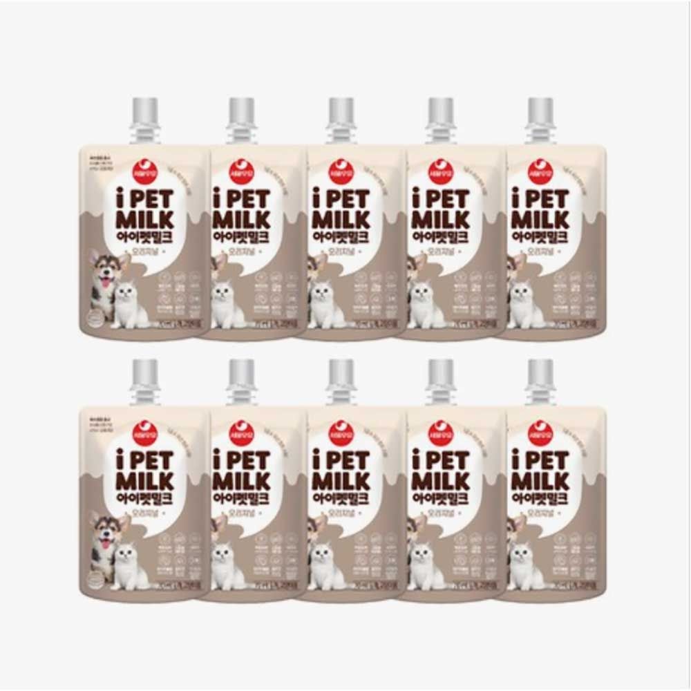 서울우유 아이펫밀크 180ml x 10개세트 오리지널 / 저지방 / 섞어서 (강아지 고양이겸용)