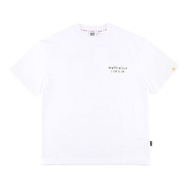 키키 타이포 그래픽 반팔 티셔츠 WA2502ST25WH 931637 와키윌리