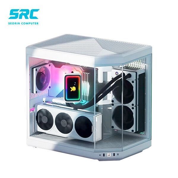 하이트 서린컴퓨터 AMD 7800X3D_RTX5070 12GB_RAM 32GB_HYTE Y70 스노우 화이트 조립PC