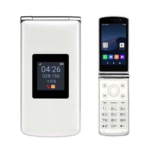 에이루트A1 효도폰 AM-F1000N 터치 공짜폰 폴더폰 가격 개통 피쳐폰