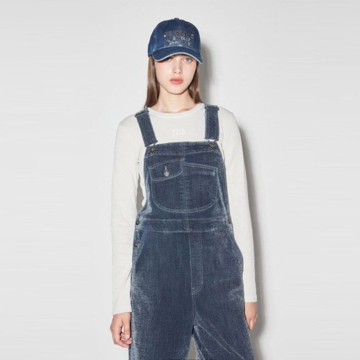 [롯데백화점] 버커루 여성 벨벳데님 오버롤 IN(B244DO990P) LE1220561843