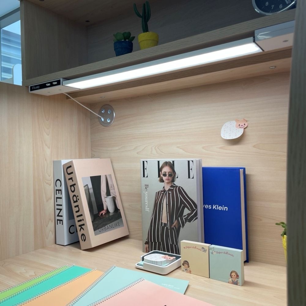 국내제조 알루미늄 초슬림 독서실 책상 LED 스탠드 독서등 HB-S730SW 스위치형