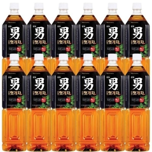 [광동] 광동 헛개차 숙취음료 1.5L 12개 헛개수
