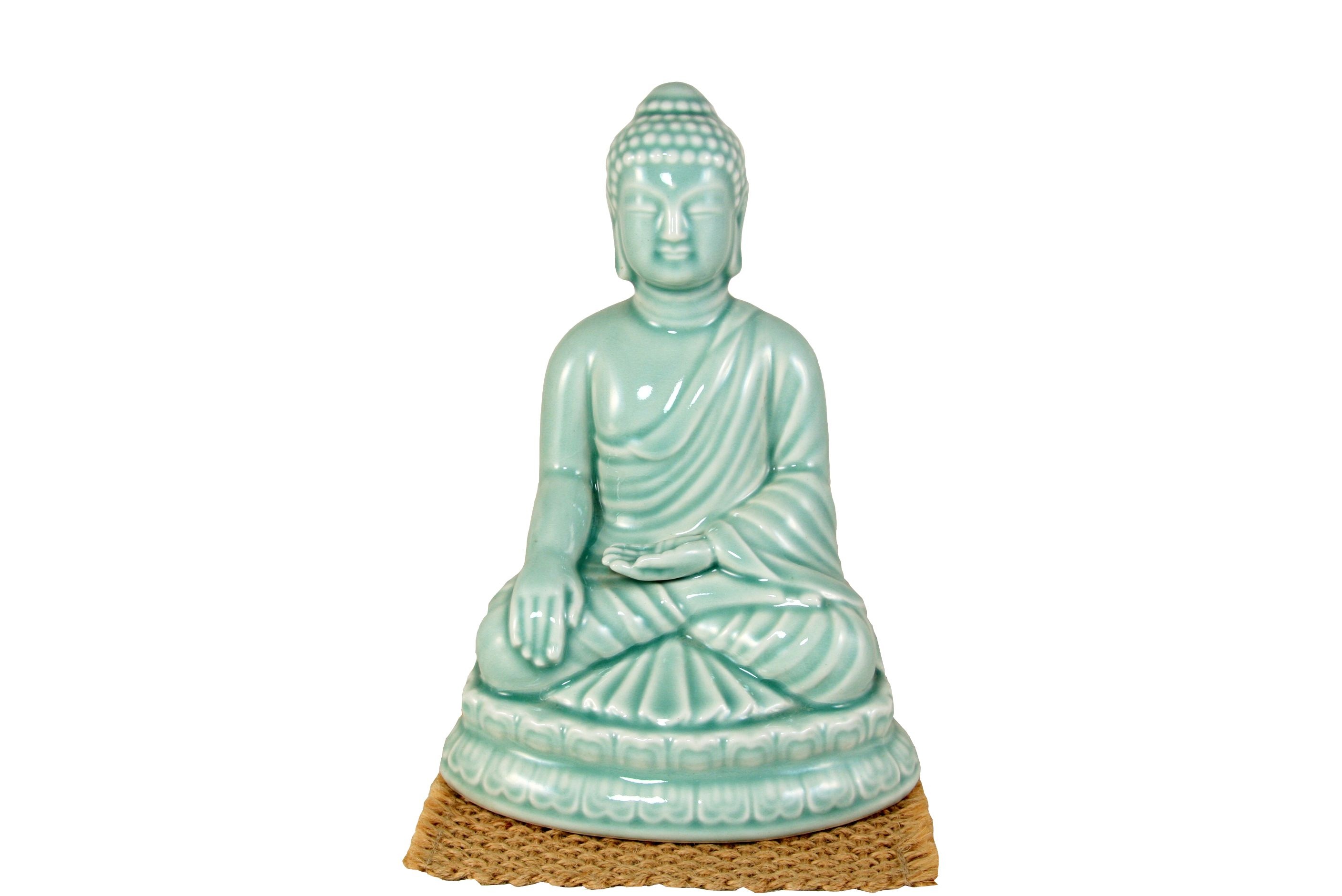 청자 부처님상 (석담도예, 중) / 불교용품 불상 석가모니 붓다상