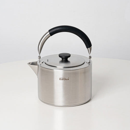 우리기획협력사 유로룩스 레트로 스텐 주전자 모든 열원 사용 2L