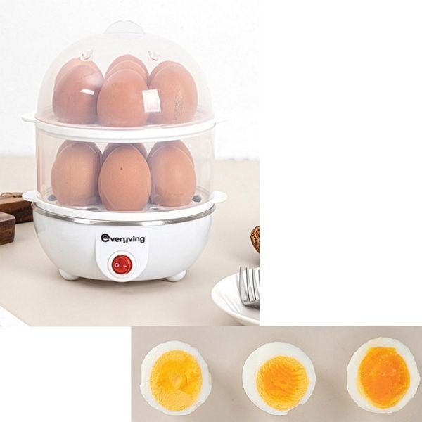 2단 계란찜기 전기 찜기 반숙 에그쿠커 계란삶는기계 호빵 스티머 멀티쿠커