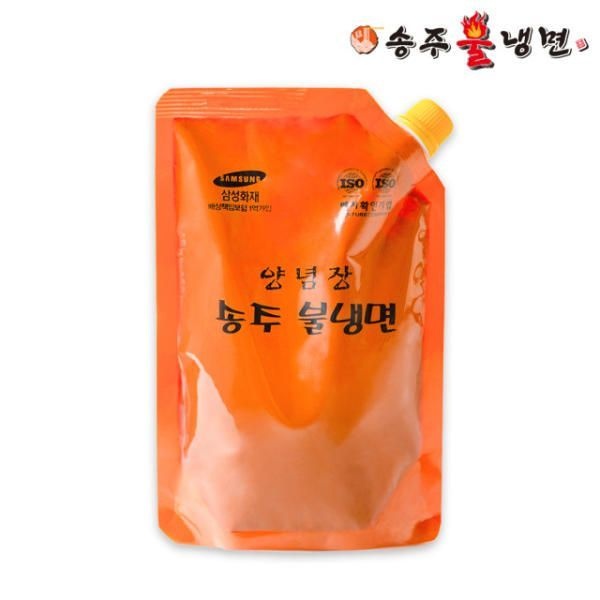 송주불냉면 새콤달콤 비빔소스500g 매운양념장 소스2종 1021473