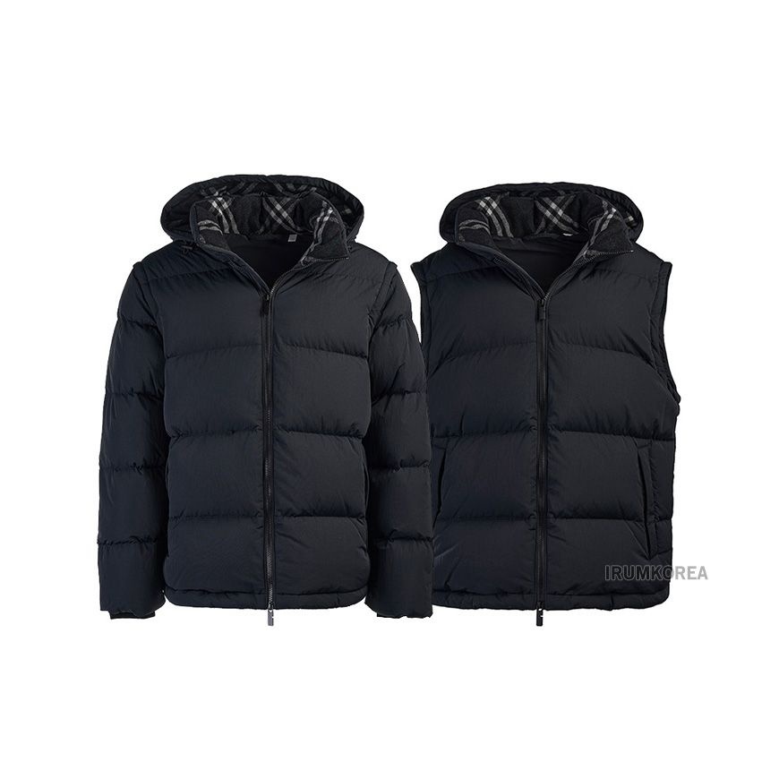 버버리 [라벨루쏘] FW24 남성 디태처블 패딩자켓 8096911 M W24 MW TRI C1308