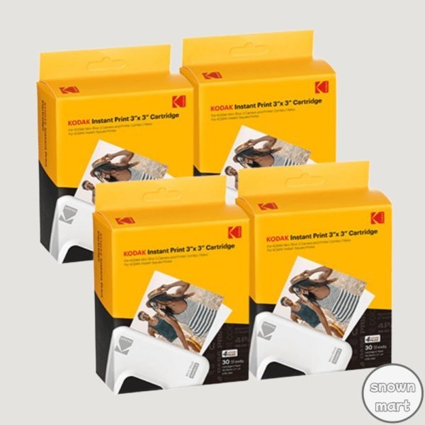 UnKnown 코닥 미니3 미니샷3 전용 3인치 선명 화질 인화지 카트리지 3 x 3 120매