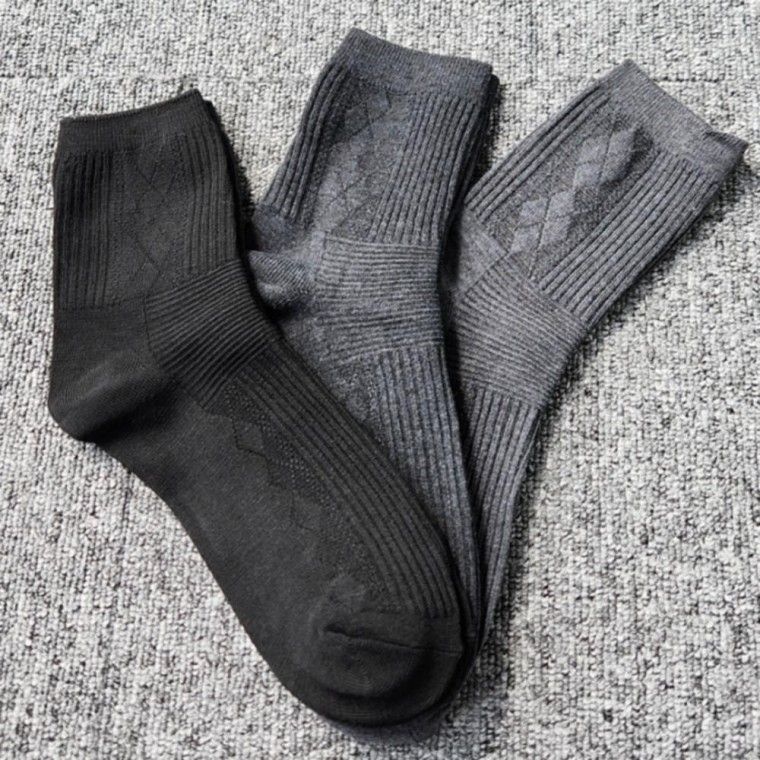 트렌디허브협력사 작업 양말 색랜덤 10켤레 무채색 남성 사계절 종목 양말 남자용 남성용