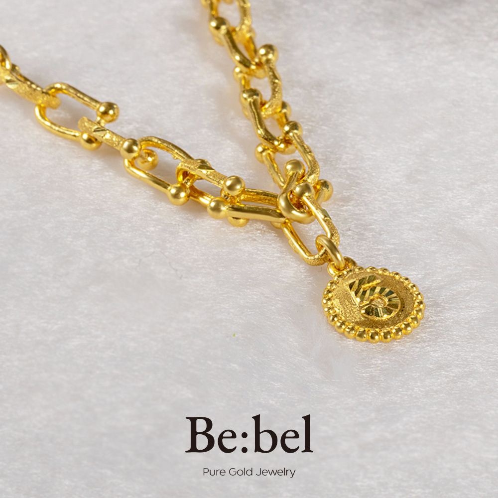 순금 목걸이 11.25g(3돈) 24k 여자 코인 넘버 5 비벨