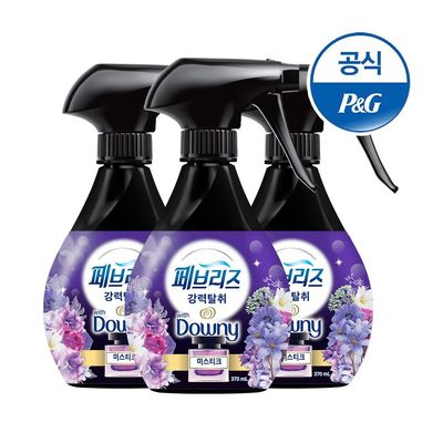 (~10/31 리뷰 1,500P) 페브리즈 섬유탈취제 용기형 미스티크 향 370ml 3개