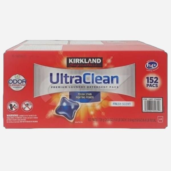 커클랜드 울트라클린팩 캡슐세제 152팩 38개x4팩 gx