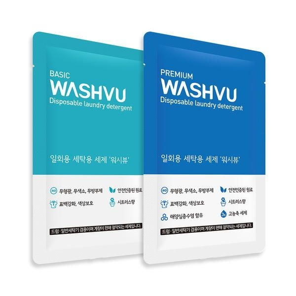 UnKnown 에코뷰 초간편 일회용 세탁세제 베이직 400개 벌크 워시뷰