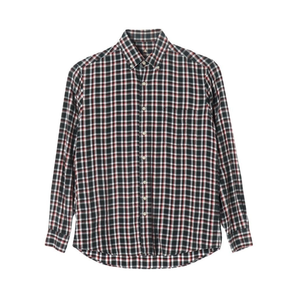 [중고] 아노블리어 (MEN - M) 코튼 폴리 체크 패턴 셔츠