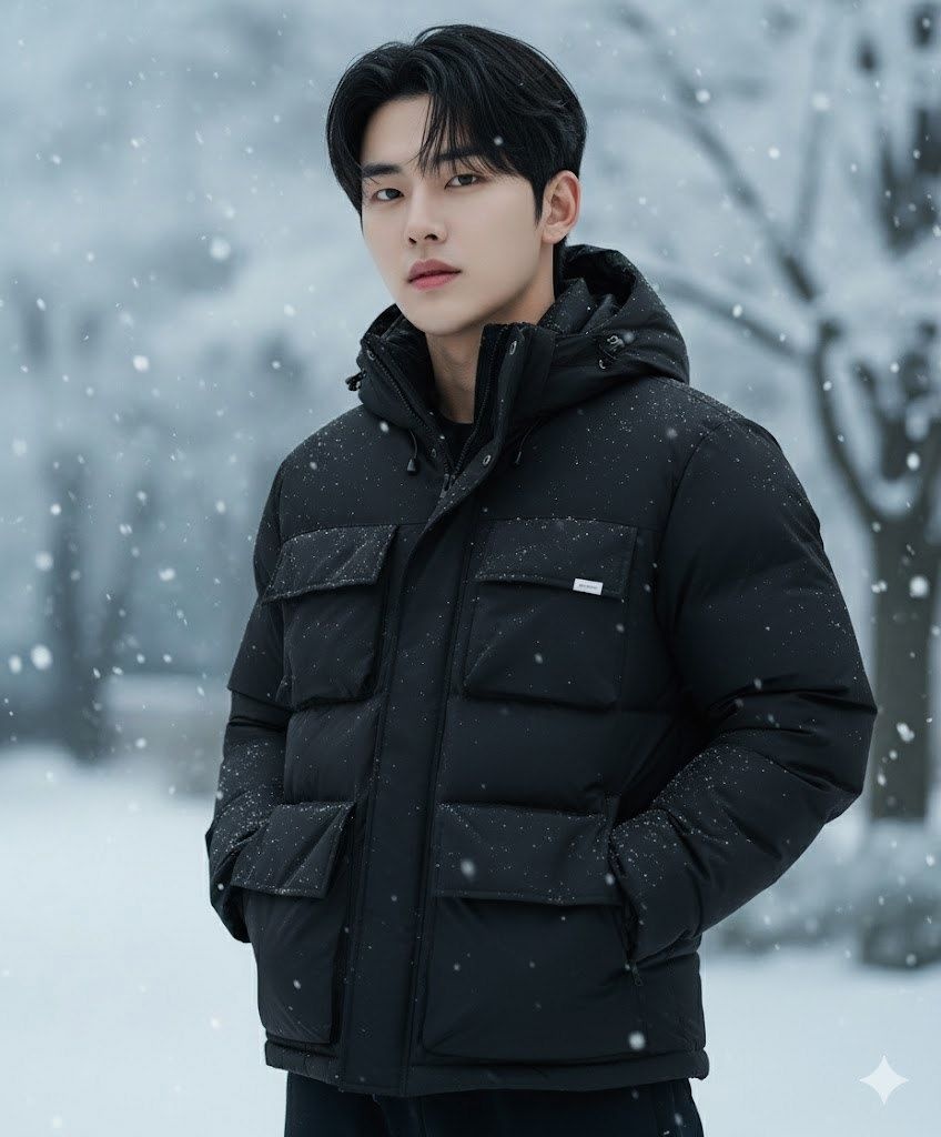 스노우피크apparel 랜드 후드 헤비 다운 자켓 (S24WMTDJ30) Black