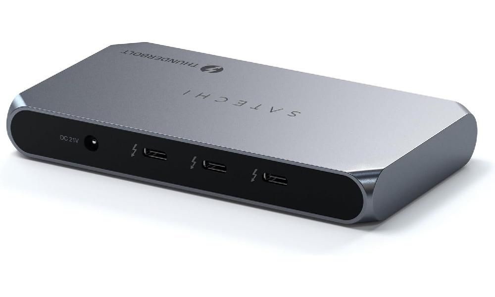상세정보참조 [해외] Satechi Thunderbolt 4 Dock Slim Hub Pro  USB C 100W 충전 싱글 8K 또는 듀얼 4K 디스플레이