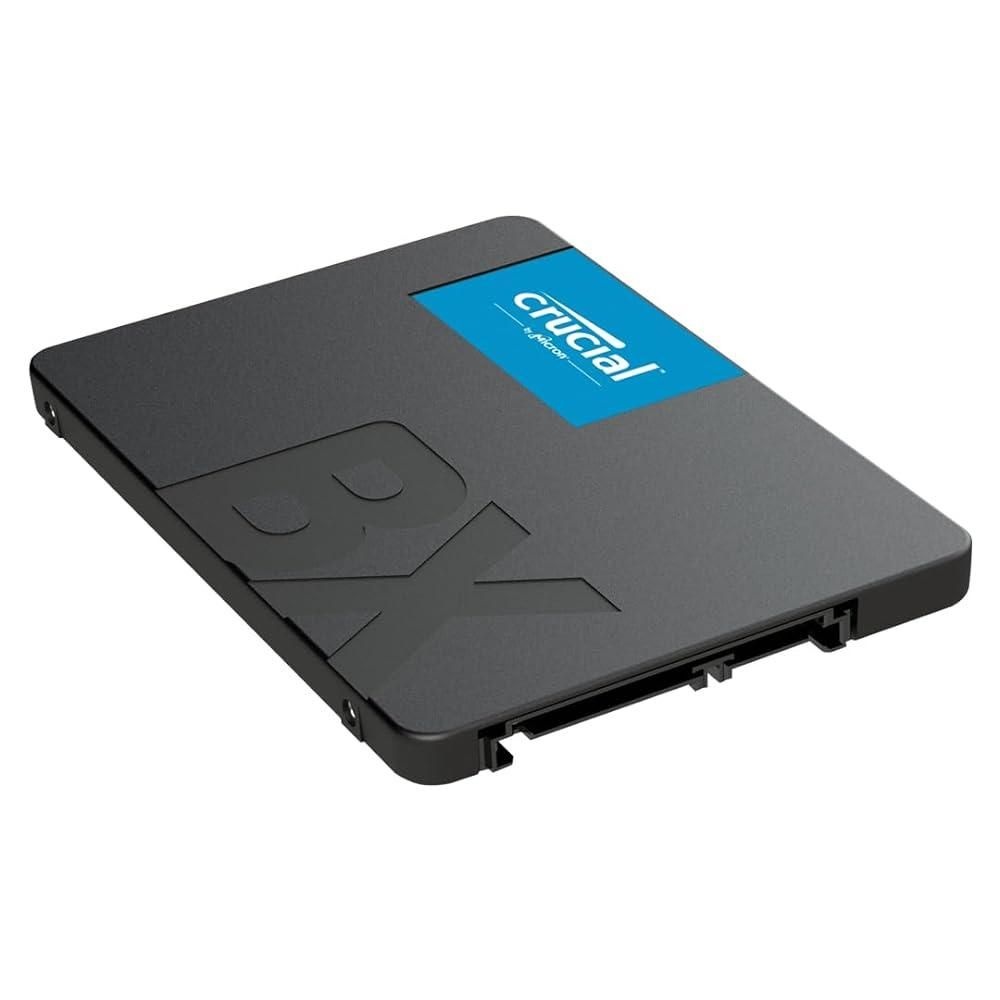 [해외] Crucial BX500 240GB 3D NAND & SATA 2.5인치 내장 SSD, 최대 540MB/s - CT240BX500SSD1 블랙/블루