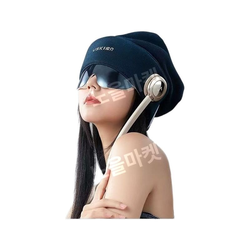 [해외] 수면 불면증 도움 마사지기 블루투스 두피 안마기 온열안대 수면안대