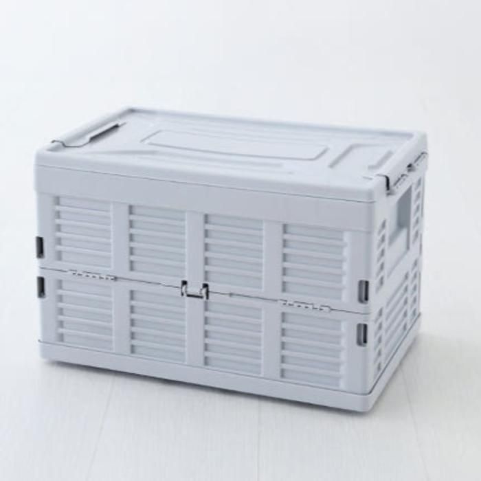 마켓비 폴딩 바스켓 리빙 박스 캠핑 접이식 38L GREY