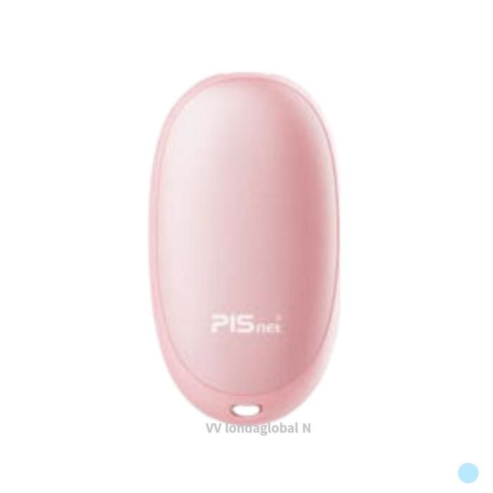 피스넷 대용량 휴대용 전기 손난로 보조배터리 핑크
