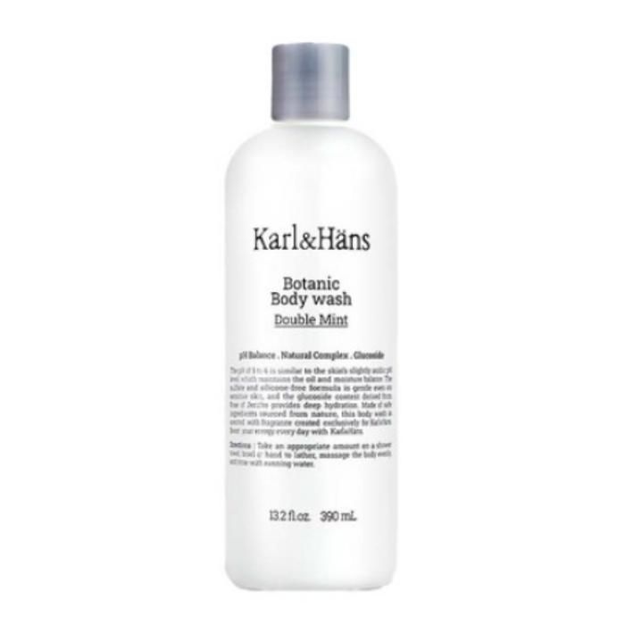 솔레오코스메틱 칼앤한스 보타닉 바디 워시 클렌저 더블민트 390ml