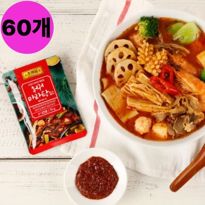 오뚜기 이금기 훠궈 마라 탕 사천 소스 60개 대용량