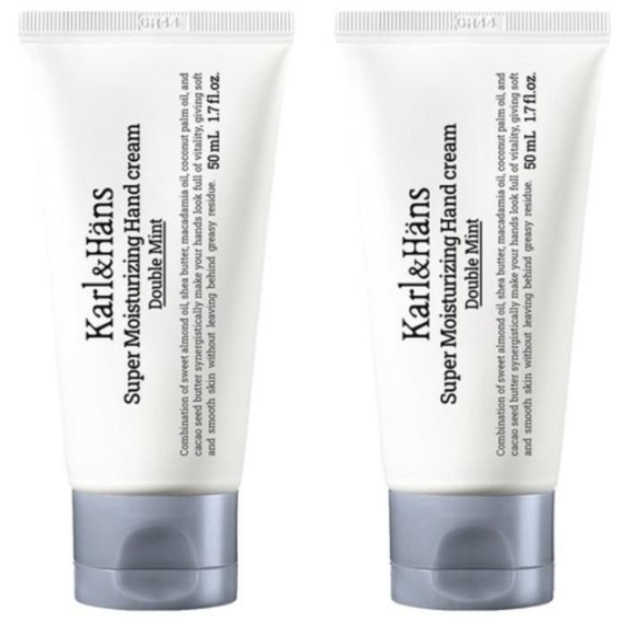 칼앤한스 보습 핸드크림 향좋은 더블 민트 50ml X2개